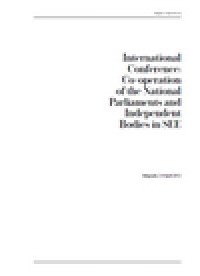 International Conference: Co-operation of the National Parliaments and Independent Bodies in SEE-3