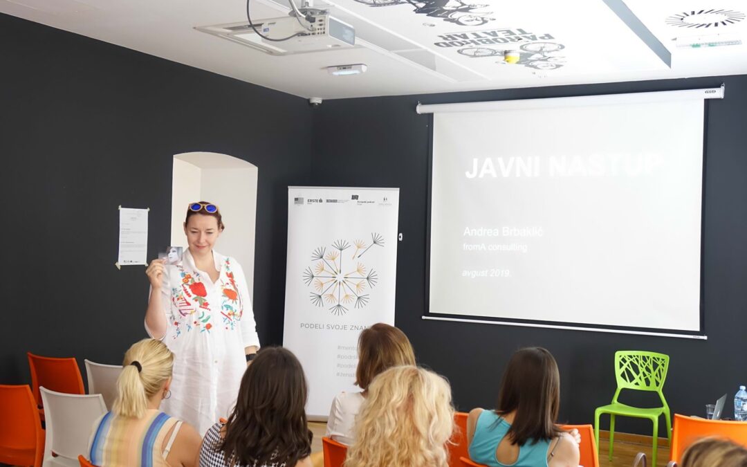 PODELI SVOJE ZNANJE RADIONICA: NJENA REČ ZAISTA ZNAČI