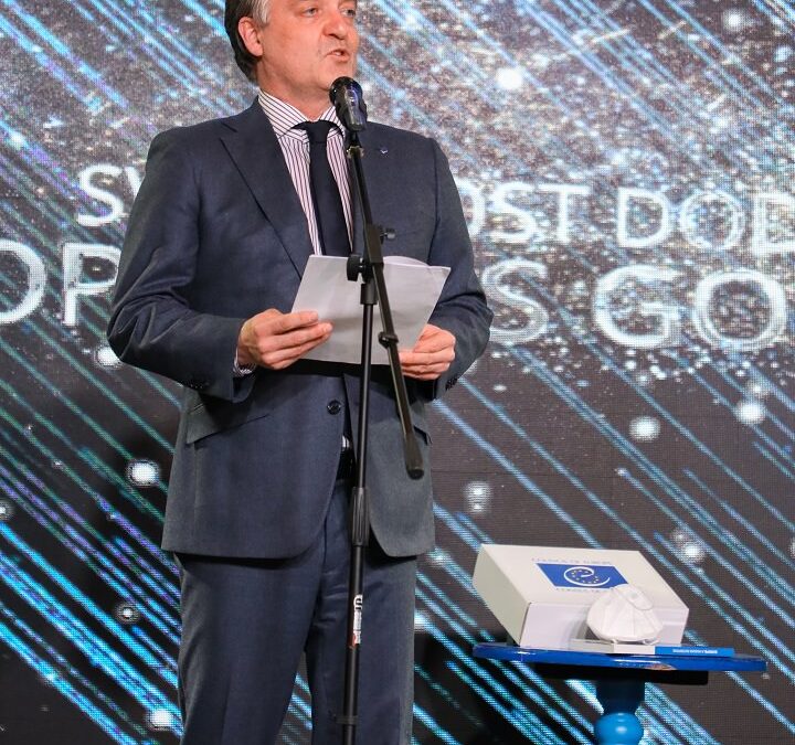 The speech of Tobias Flessenkemper at the “Contribution of the Year to Europe” ceremony
