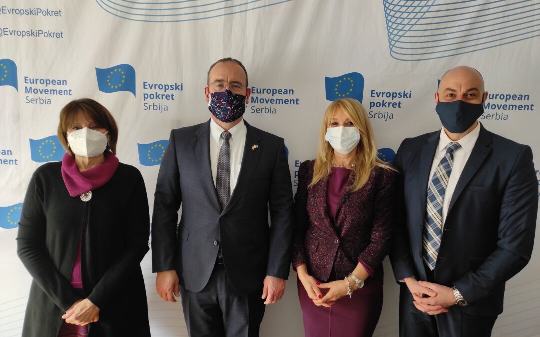 H.E. AMBASSADOR GODFREY VISITED THE EUROPEAN MOVEMENT IN SERBIA