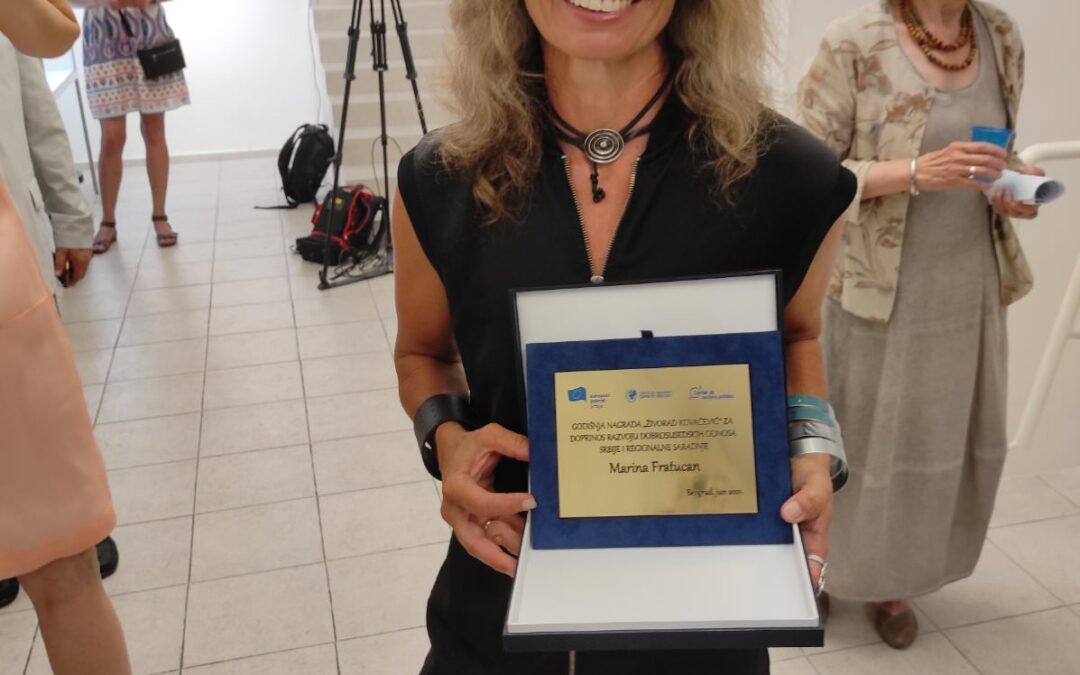 MARINI FRATUCAN DODELJENA NAGRADA “ŽIVORAD KOVAČEVIĆ”