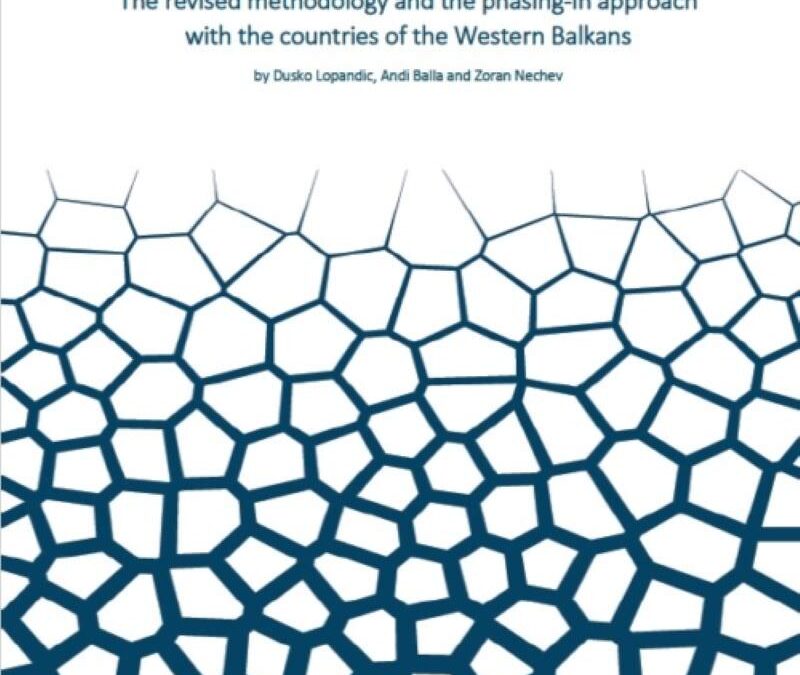 Revised methodology and the phasing-in approach with the countries of the Western Balkans