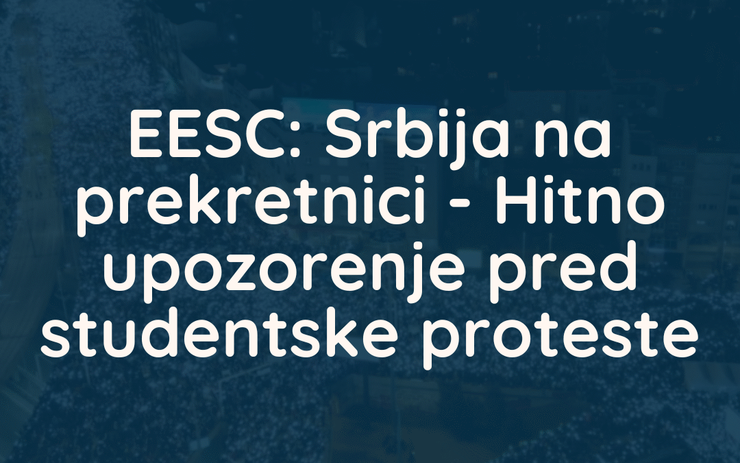 Saopštenje: Pravo na miran protest mora biti poštovano i svaka eskalacija sprečena
