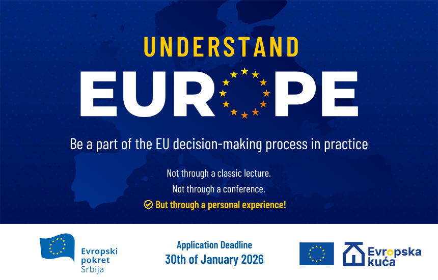 PUBLIC CALL FOR APPLICATIONS: EU SIMULATION GAME IN SERBIA 2026
