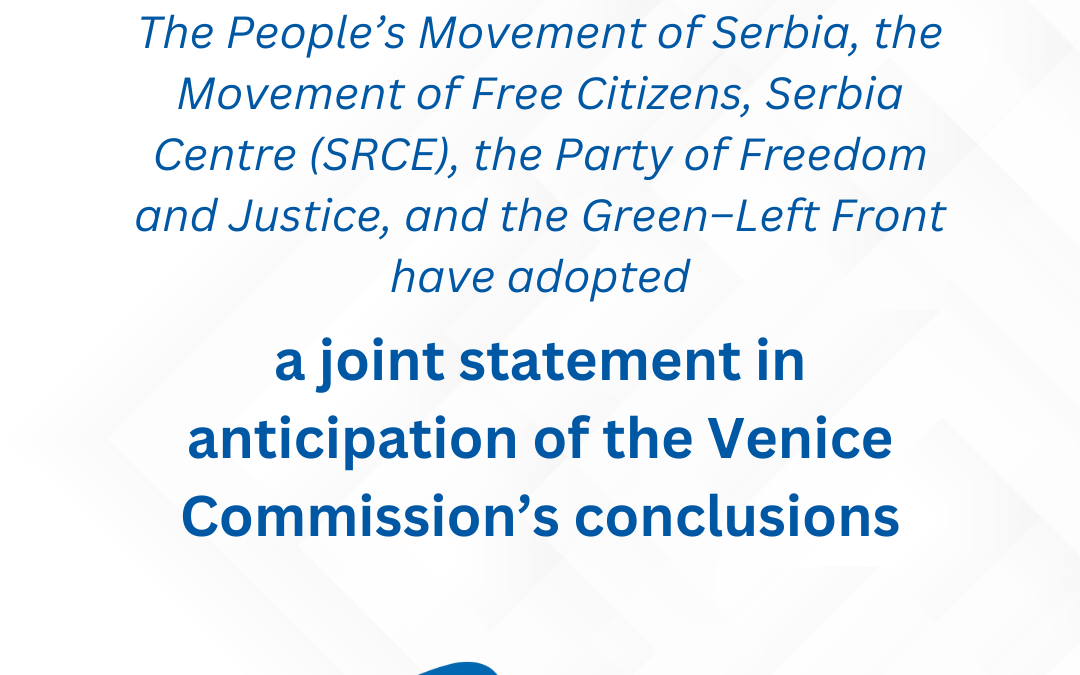 Joint statement in anticipation of the Venice Commission’s conclusions
