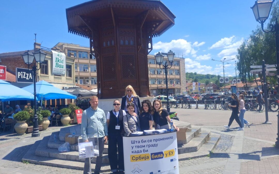 Kampanja „Šta bi se promenilo u tvom gradi kad bi Srbija bila u EU?“ u šest gradova Zapadne Srbije i Šumadije