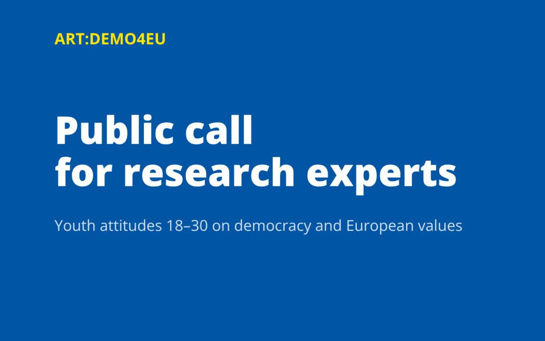 PUBLIC CALL FOR RESEARCH EXPERTS